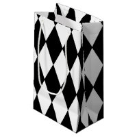 Black White Harlequin Pattern