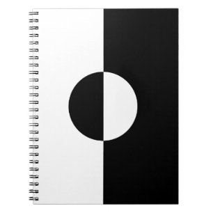 Black & White Harmony Notebook