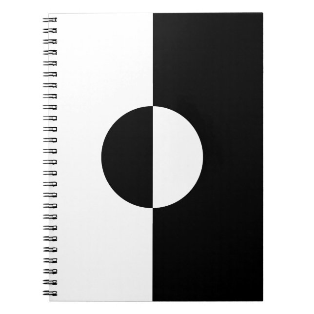 Black & White Harmony Notebook (Front)