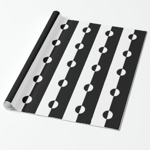 Black & White Harmony Wrapping Paper