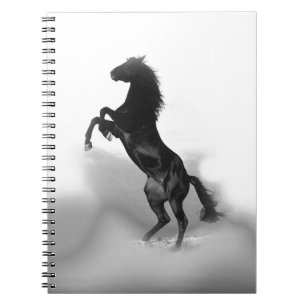 Black White Horse Notebook
