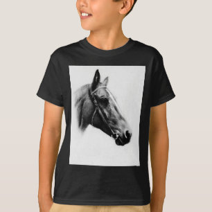 Black & White Horse T-Shirt