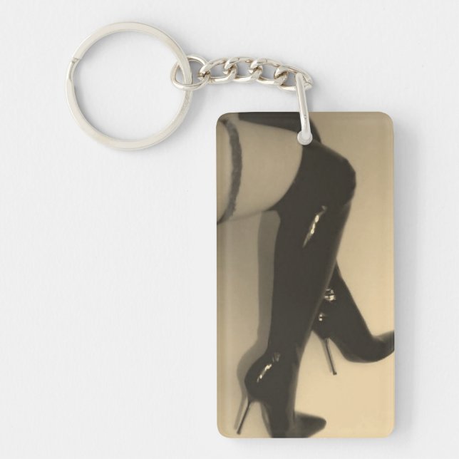 Black & White Key Chain (Front)