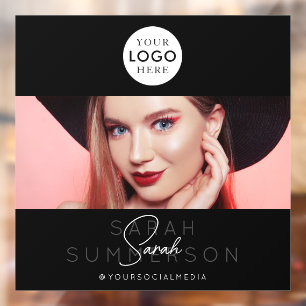 Black White Lashes Brows Makeup Social Media