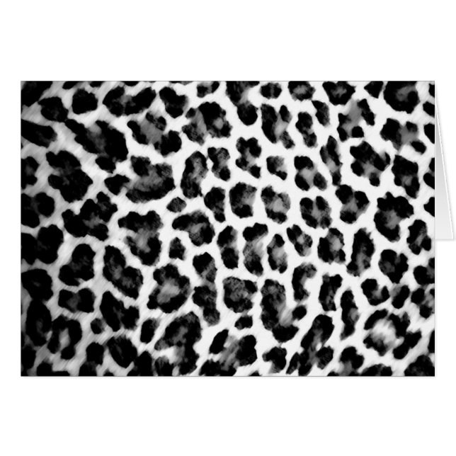 Black & White Leopard Print (Front Horizontal)