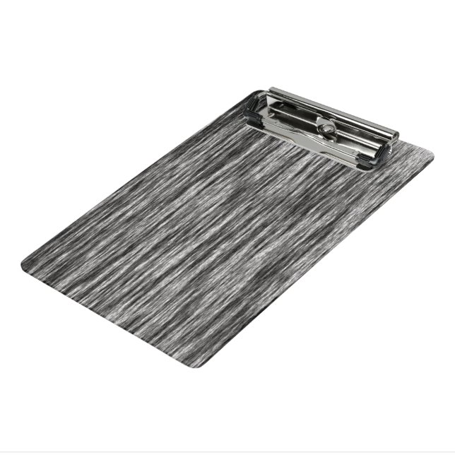 "Black / white lines pattern" - Mini Clipboard (Angled3)