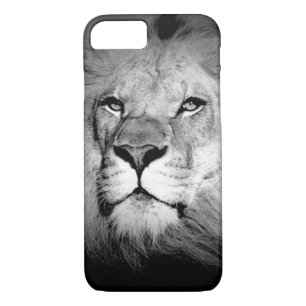Black & White Lion iPhone 8/7 Case