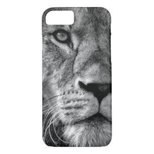 Black & White Lion iPhone 8/7 Case
