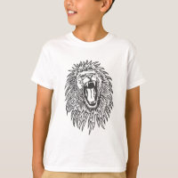 black-white-lion-vector