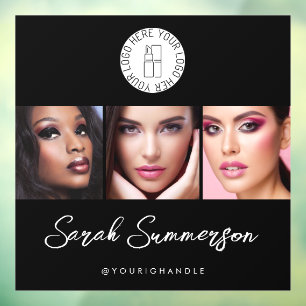 Black White Logo 3 Photo Makeup Studio