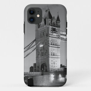 Black White London Tower Bridge iPhone 11 Case