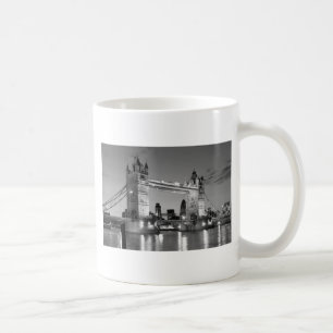 Black White London Tower Bridge Coffee Mug