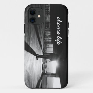 Black & White Longboarding iPhone 5/5S Case