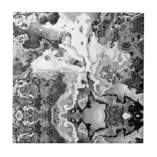 Black & White Marble Cool Home Decor Ceramic Tile