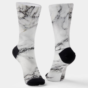 Black & White marble Socks