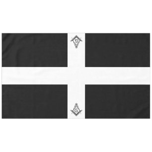 Black & White Masonic Tablecloths and Decorations