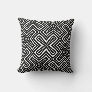 Black & White Minimal Pattern Cushion