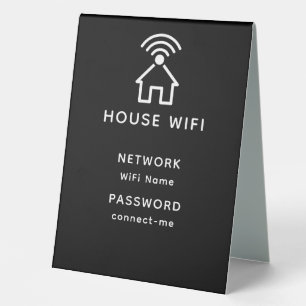 Black & White Minimalist House Wifi Password 