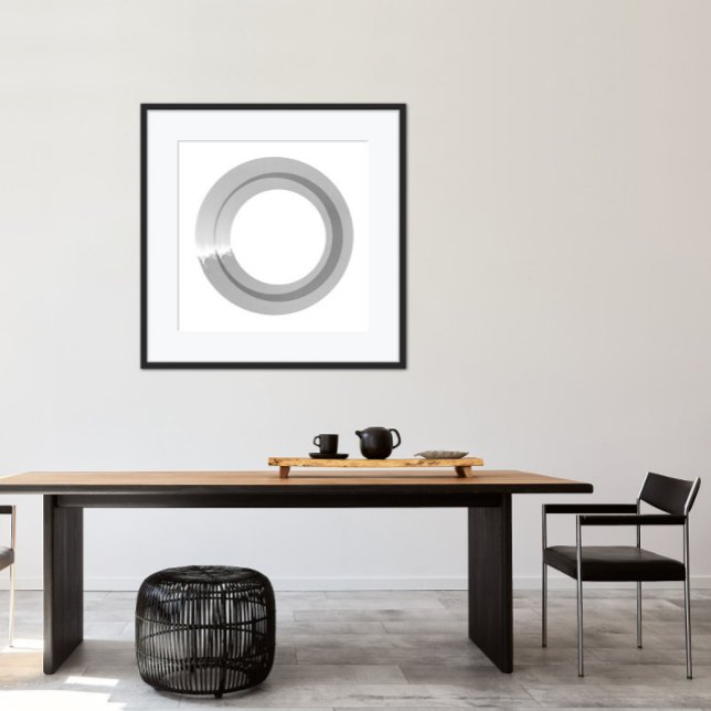 Black & White Minimalist Modern Art Print (Creator Uploaded)