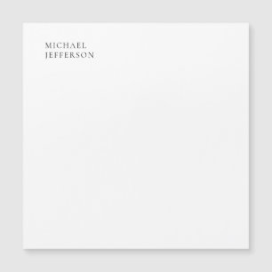 Black & White Minimalist Plain Modern