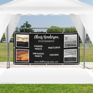 Black & White Modern 4 Photo Available Products Banner