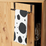 black white modern dalmatian spots animal pattern tea towel<br><div class="desc">black white modern dalmatian spots animal pattern towel.follow us for new designs and products</div>