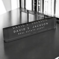 Black White Modern Elegant Professional Classy