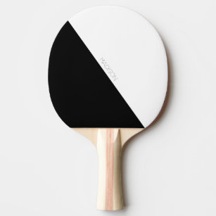 black white modern simple minimalist ping pong paddle