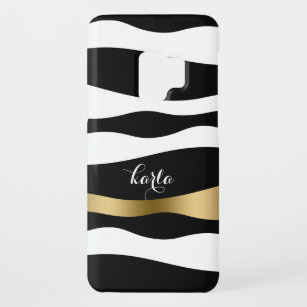 Black & White Modern Zebra Stripes Case-Mate Samsung Galaxy S9 Case