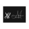 Black White Monogram Hair Hairstylist Appointment