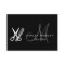 Black White Monogram Hair Hairstylist Appointment