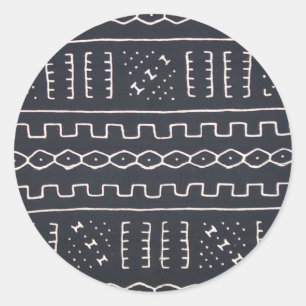 Black & White Mudcloth Sticker