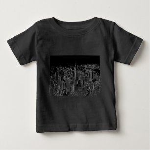Black & White New York Baby T-Shirt