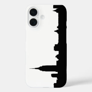 Black White New York iPhone 16 Case