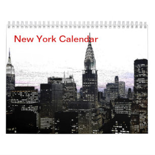 Black & White New York City Calendar