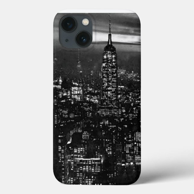 Black & White New York City Case-Mate iPhone Case (Back)