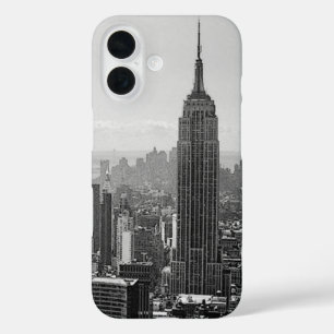 Black & White New York City iPhone 16 Case