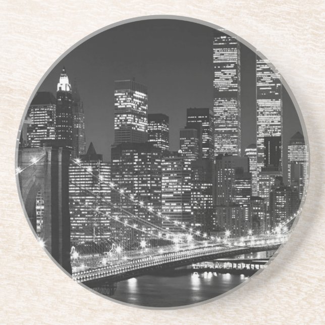 Black & White New York City Coaster (Front)