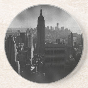 Black & White New York City Coaster