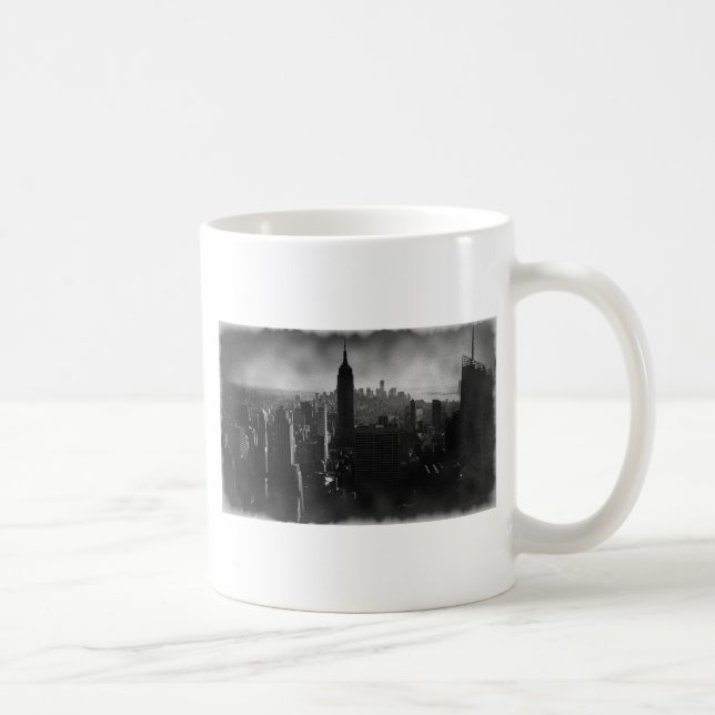 Black & White New York City Coffee Mug (Right)