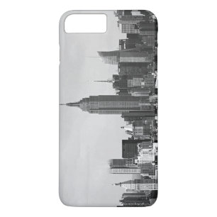 Black White New York City iPhone 7 Plus Case