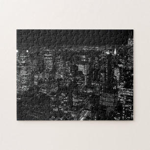 Black & White New York City Jigsaw Puzzle