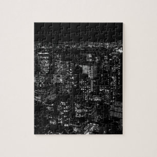 Black & White New York City Jigsaw Puzzle