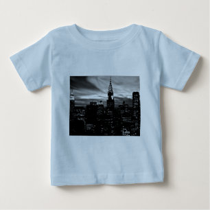 Black & White New York City Midtown Baby T-Shirt