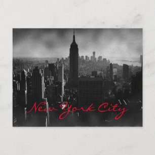 Black & White New York City Postcard