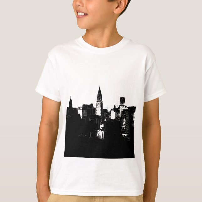 Black & White New York City T-Shirt (Front)