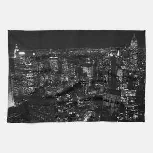 Black & White New York City Tea Towel