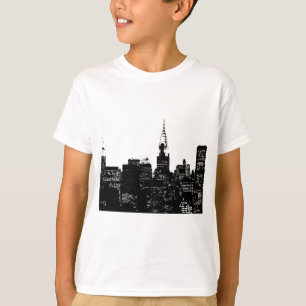 Black & White New York Silhouette T-Shirt