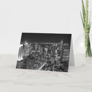 Black & White New York Skyscrapers Card
