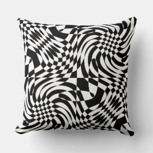 Black & White Optical Illusion Cushion